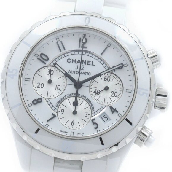 CHANEL J12 H1007 White ceramic white Dial Automatic Men's Watch_849855 - Picture 1 of 6